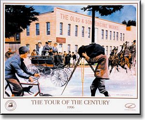 The Tour of the Century - 1897 Oldsmobile Art