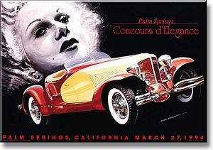 1994 Palm Springs Concours d'Elegance Poster - 1931 Cord L-29