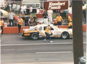 1986 David Pearson Car at the 1986 Champion Spark Plug 400