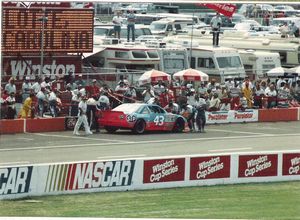 1988 Richard Petty Pontiac at the 1988 Champion Spark Plug 400