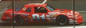 1987 Dave Pletcher Car at the 1987 Champion Spark Plug 400