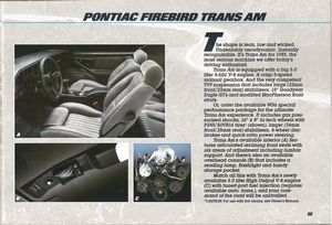 1985 Pontiac Catalog - Pontiac Trans Am