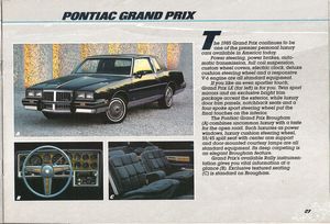 1985 Pontiac Catalog - Pontiac Grand Prix