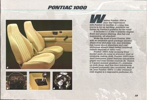1985 Pontiac Catalog - Pontiac 1000