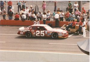 1986 Tim Richmond Car at the 1986 Champion Spark Plug 400