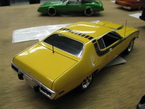 1973 Plymouth Road Runner Model Car