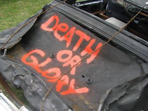 1983 Cadillac Sedan deVille Carl Young Demolition Derby Car