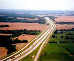 Interstate 70 stretches across over 200 miles of Missouri and intersects almost every major north-south highway in the state. (MoDOT image)