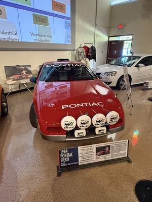 1984 Pontiac Fiero SCCA Rally Car