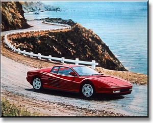 On the Way to Monterey - 1984 Ferrari Testarossa Art
