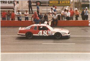 1986 Ronnie Thomas Car at the 1986 Champion Spark Plug 400