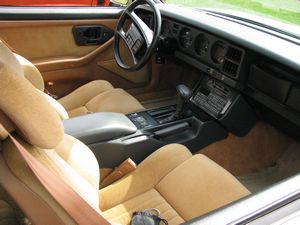 1989 Pontiac Trans Am Turbo Interior