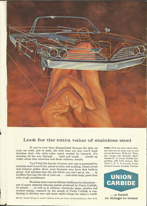 1961 Union Carbide Chromium Ad