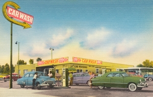 Van Nuys Auto Wash Postcard