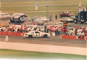 1989 Rusty Wallace Car at the 1989 Champion Spark Plug 400
