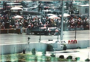 1985 Darrell Waltrip Car at the 1985 Champion Spark Plug 400