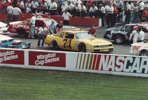 1987 Bobby Wawak Car at the 1987 Champion Spark Plug 400