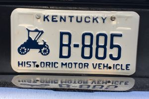Kentucky Historic Motor Vehicle License Plate