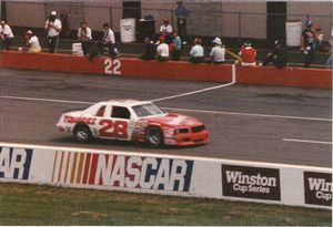 1986 Cale Yarborough Car at the 1986 Champion Spark Plug 400